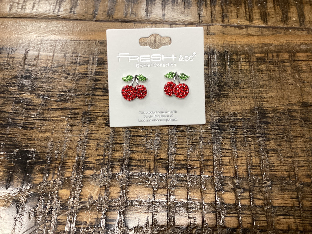 Fresh and Company cherry studs