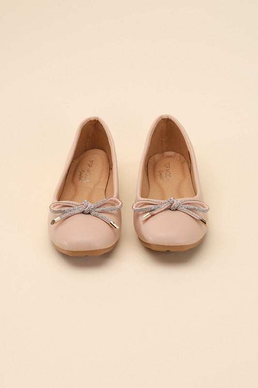 DOROTHY-77 Bow Ballet Flats - Shoes - Wild Willows Boutique - Massapequa, NY, affordable and fashionable clothing for women of all ages. Bottoms, tops, dresses, intimates, outerwear, sweater, shoes, accessories, jewelry, active wear, and more // Wild Willow Boutique.