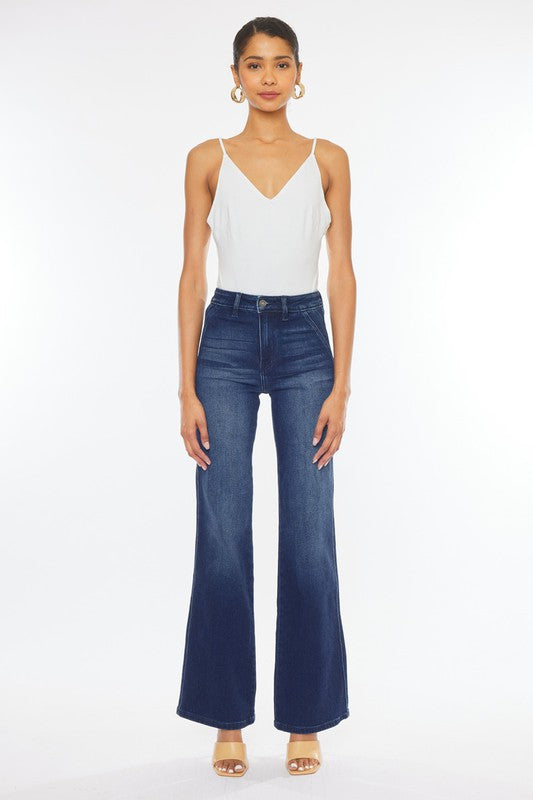 High Rise Slim Flare Jean -  - Wild Willows Boutique - Massapequa, NY, affordable and fashionable clothing for women of all ages. Bottoms, tops, dresses, intimates, outerwear, sweater, shoes, accessories, jewelry, active wear, and more // Wild Willow Boutique.