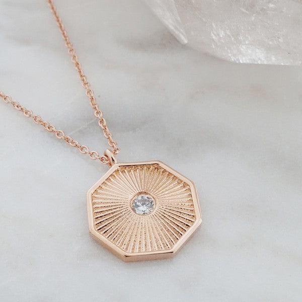 Sunbeam Pendant Necklace -  - Wild Willows Boutique - Massapequa, NY, affordable and fashionable clothing for women of all ages. Bottoms, tops, dresses, intimates, outerwear, sweater, shoes, accessories, jewelry, active wear, and more // Wild Willow Boutique.