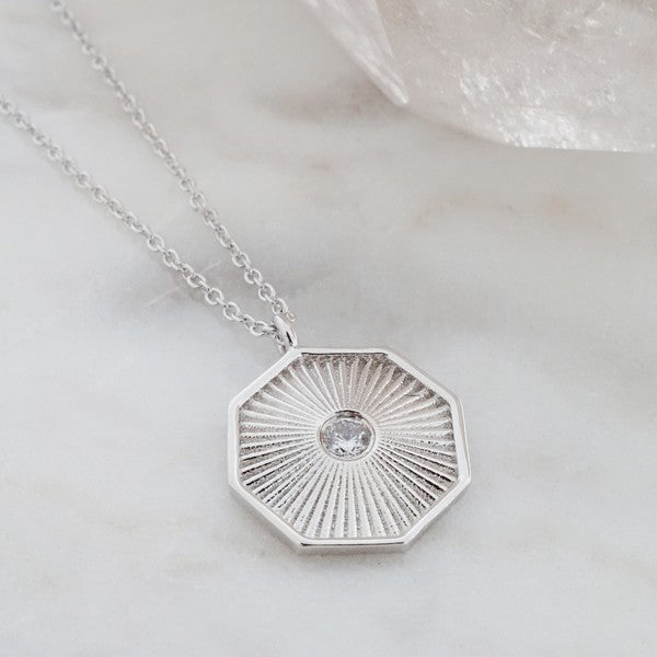 Sunbeam Pendant Necklace -  - Wild Willows Boutique - Massapequa, NY, affordable and fashionable clothing for women of all ages. Bottoms, tops, dresses, intimates, outerwear, sweater, shoes, accessories, jewelry, active wear, and more // Wild Willow Boutique.