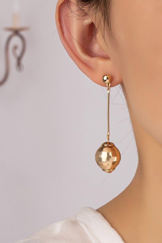 Disco ball drop earrings - jewelry - Wild Willows Boutique - Massapequa, NY, affordable and fashionable clothing for women of all ages. Bottoms, tops, dresses, intimates, outerwear, sweater, shoes, accessories, jewelry, active wear, and more // Wild Willow Boutique.