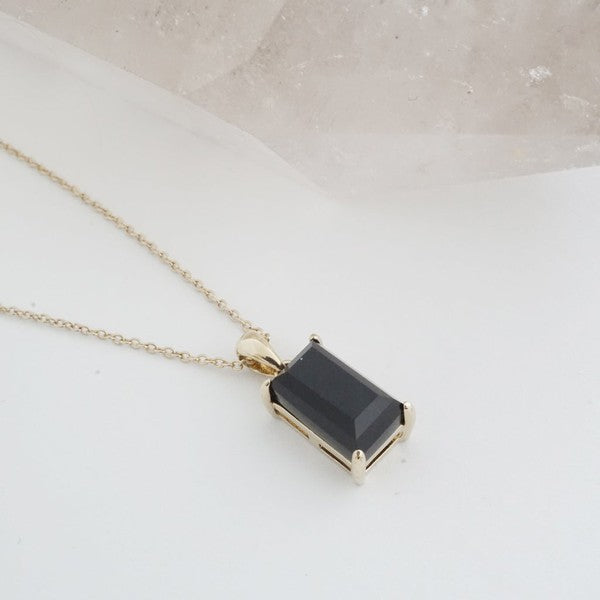 Bonbon Black Crystal Necklace -  - Wild Willows Boutique - Massapequa, NY, affordable and fashionable clothing for women of all ages. Bottoms, tops, dresses, intimates, outerwear, sweater, shoes, accessories, jewelry, active wear, and more // Wild Willow Boutique.