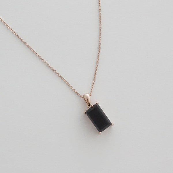 Bonbon Black Crystal Necklace -  - Wild Willows Boutique - Massapequa, NY, affordable and fashionable clothing for women of all ages. Bottoms, tops, dresses, intimates, outerwear, sweater, shoes, accessories, jewelry, active wear, and more // Wild Willow Boutique.