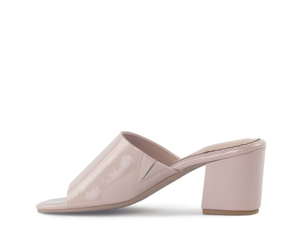 LONDON RAG DUMPLINN Slip-On Block Heel Sandal