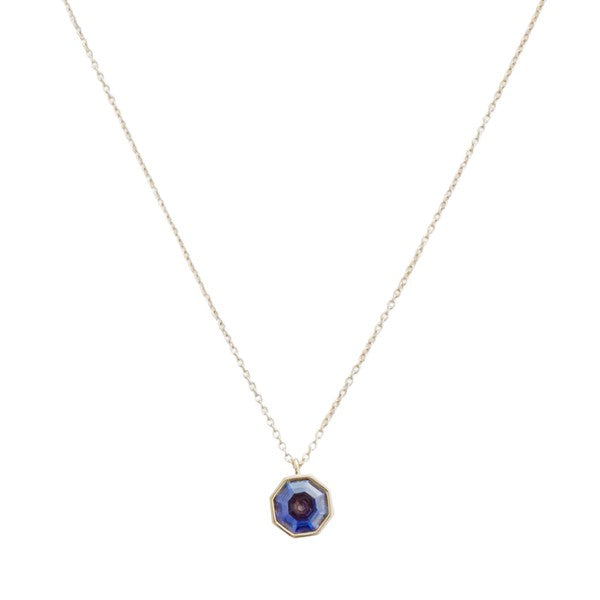 Ode to Rose Blue Crystla Necklace -  - Wild Willows Boutique - Massapequa, NY, affordable and fashionable clothing for women of all ages. Bottoms, tops, dresses, intimates, outerwear, sweater, shoes, accessories, jewelry, active wear, and more // Wild Willow Boutique.