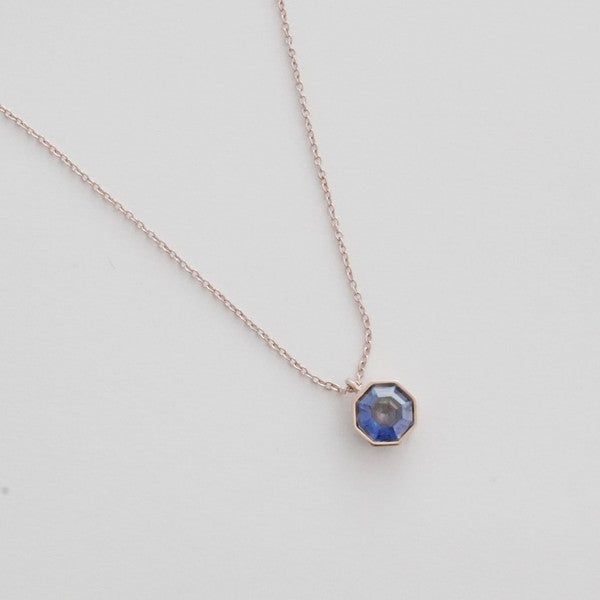 Ode to Rose Blue Crystla Necklace -  - Wild Willows Boutique - Massapequa, NY, affordable and fashionable clothing for women of all ages. Bottoms, tops, dresses, intimates, outerwear, sweater, shoes, accessories, jewelry, active wear, and more // Wild Willow Boutique.