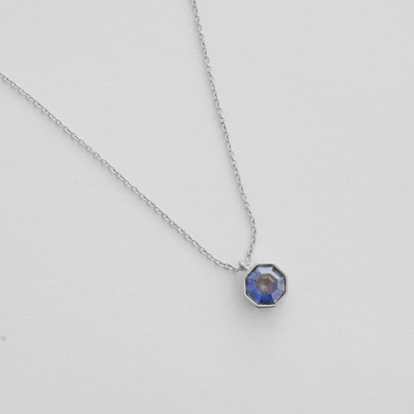 Ode to Rose Blue Crystla Necklace -  - Wild Willows Boutique - Massapequa, NY, affordable and fashionable clothing for women of all ages. Bottoms, tops, dresses, intimates, outerwear, sweater, shoes, accessories, jewelry, active wear, and more // Wild Willow Boutique.