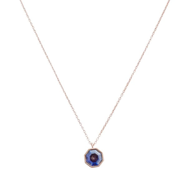 Ode to Rose Blue Crystla Necklace -  - Wild Willows Boutique - Massapequa, NY, affordable and fashionable clothing for women of all ages. Bottoms, tops, dresses, intimates, outerwear, sweater, shoes, accessories, jewelry, active wear, and more // Wild Willow Boutique.