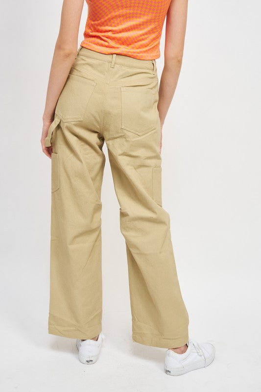 HIGH RISE FIT CARGO PANTS - Pants - Wild Willows Boutique - Massapequa, NY, affordable and fashionable clothing for women of all ages. Bottoms, tops, dresses, intimates, outerwear, sweater, shoes, accessories, jewelry, active wear, and more // Wild Willow Boutique.