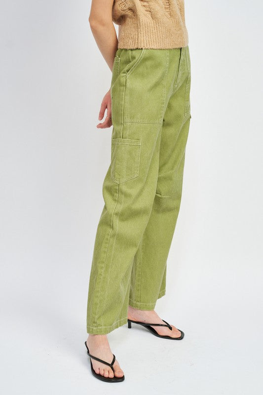 HIGH RISE FIT CARGO PANTS - Pants - Wild Willows Boutique - Massapequa, NY, affordable and fashionable clothing for women of all ages. Bottoms, tops, dresses, intimates, outerwear, sweater, shoes, accessories, jewelry, active wear, and more // Wild Willow Boutique.