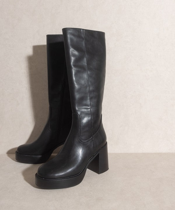 Oasis Society Juniper - Platform Knee-High Boots - Boots - Wild Willows Boutique - Massapequa, NY, affordable and fashionable clothing for women of all ages. Bottoms, tops, dresses, intimates, outerwear, sweater, shoes, accessories, jewelry, active wear, and more // Wild Willow Boutique.