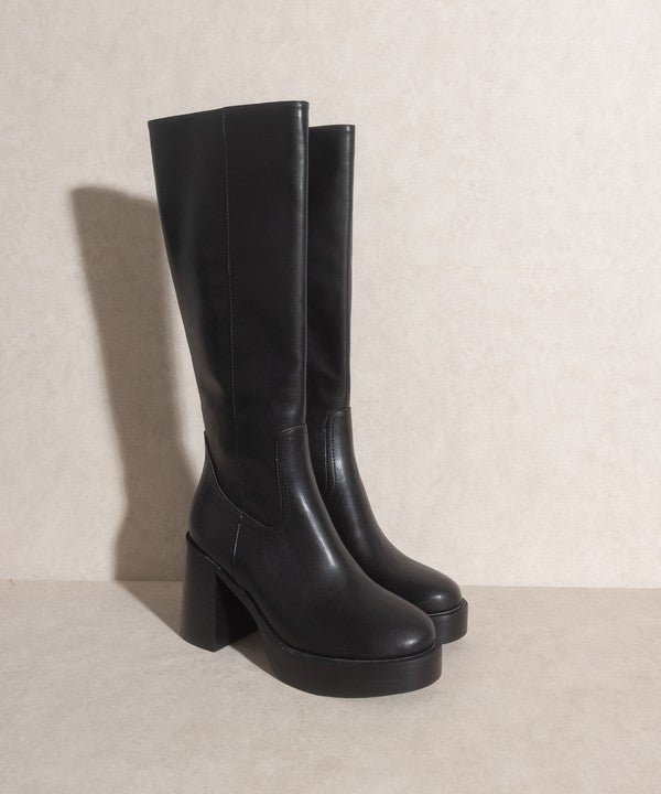 Oasis Society Juniper - Platform Knee-High Boots - Boots - Wild Willows Boutique - Massapequa, NY, affordable and fashionable clothing for women of all ages. Bottoms, tops, dresses, intimates, outerwear, sweater, shoes, accessories, jewelry, active wear, and more // Wild Willow Boutique.