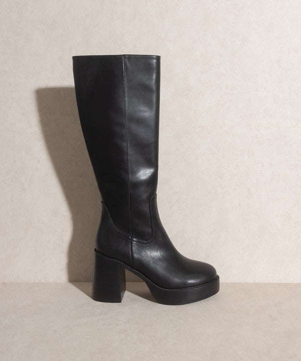 Oasis Society Juniper - Platform Knee-High Boots - Boots - Wild Willows Boutique - Massapequa, NY, affordable and fashionable clothing for women of all ages. Bottoms, tops, dresses, intimates, outerwear, sweater, shoes, accessories, jewelry, active wear, and more // Wild Willow Boutique.