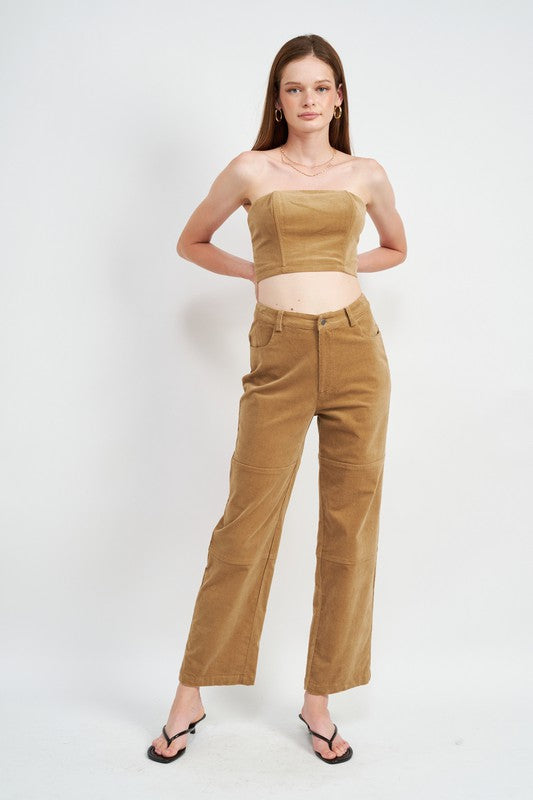 RELAXED FIT CORDUROY PANTS - Pants - Wild Willows Boutique - Massapequa, NY, affordable and fashionable clothing for women of all ages. Bottoms, tops, dresses, intimates, outerwear, sweater, shoes, accessories, jewelry, active wear, and more // Wild Willow Boutique.