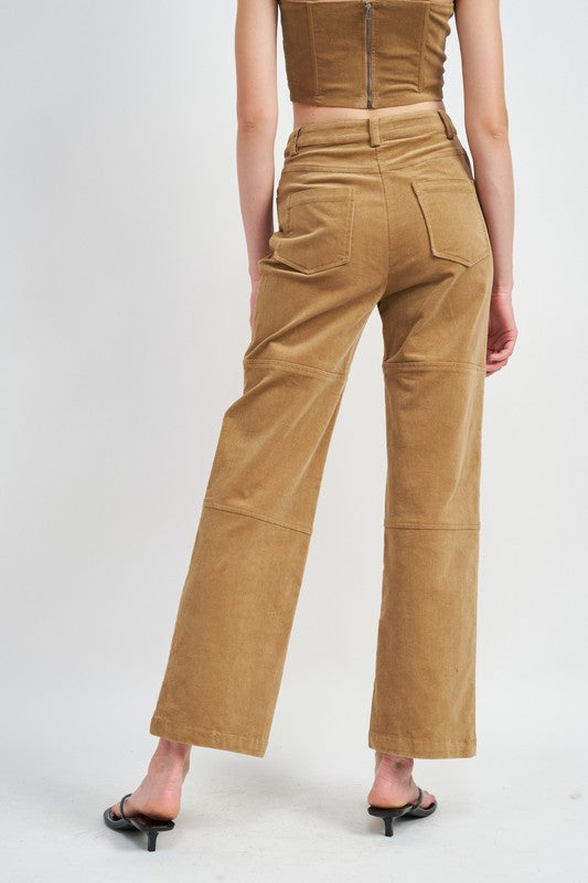 RELAXED FIT CORDUROY PANTS - Pants - Wild Willows Boutique - Massapequa, NY, affordable and fashionable clothing for women of all ages. Bottoms, tops, dresses, intimates, outerwear, sweater, shoes, accessories, jewelry, active wear, and more // Wild Willow Boutique.