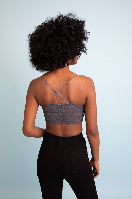 Wide Lace Bandeau - Intimates - Wild Willows Boutique - Massapequa, NY, affordable and fashionable clothing for women of all ages. Bottoms, tops, dresses, intimates, outerwear, sweater, shoes, accessories, jewelry, active wear, and more // Wild Willow Boutique.