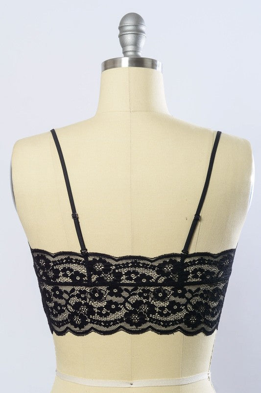 Wide Lace Bandeau - Intimates - Wild Willows Boutique - Massapequa, NY, affordable and fashionable clothing for women of all ages. Bottoms, tops, dresses, intimates, outerwear, sweater, shoes, accessories, jewelry, active wear, and more // Wild Willow Boutique.