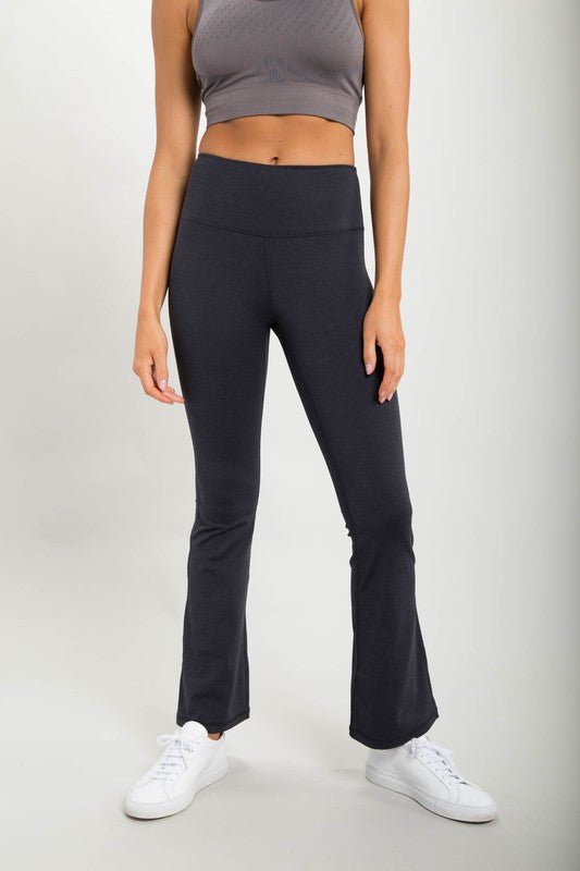 Flare Swoop Back High-Waisted Leggings -  - Wild Willows Boutique - Massapequa, NY, affordable and fashionable clothing for women of all ages. Bottoms, tops, dresses, intimates, outerwear, sweater, shoes, accessories, jewelry, active wear, and more // Wild Willow Boutique.