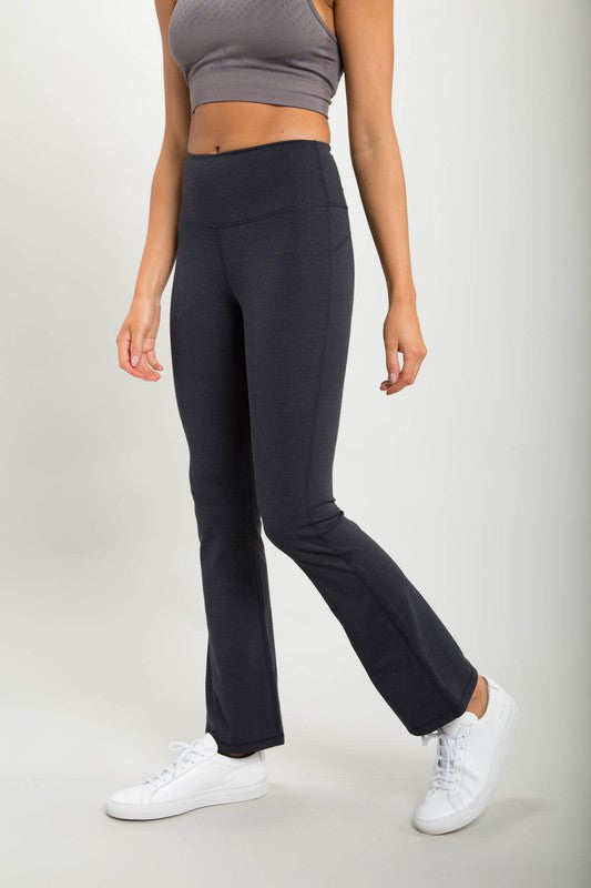 Flare Swoop Back High-Waisted Leggings -  - Wild Willows Boutique - Massapequa, NY, affordable and fashionable clothing for women of all ages. Bottoms, tops, dresses, intimates, outerwear, sweater, shoes, accessories, jewelry, active wear, and more // Wild Willow Boutique.