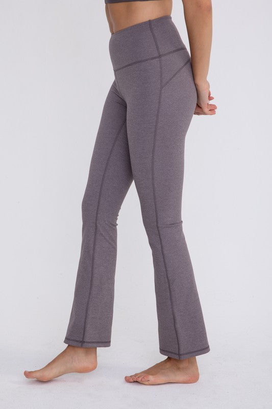 Flare Swoop Back High-Waisted Leggings -  - Wild Willows Boutique - Massapequa, NY, affordable and fashionable clothing for women of all ages. Bottoms, tops, dresses, intimates, outerwear, sweater, shoes, accessories, jewelry, active wear, and more // Wild Willow Boutique.