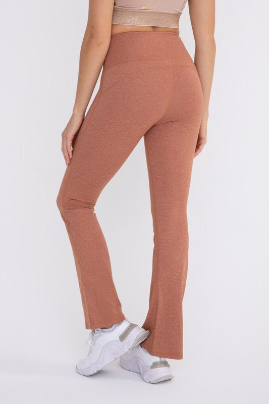 Flare Swoop Back High-Waisted Leggings -  - Wild Willows Boutique - Massapequa, NY, affordable and fashionable clothing for women of all ages. Bottoms, tops, dresses, intimates, outerwear, sweater, shoes, accessories, jewelry, active wear, and more // Wild Willow Boutique.