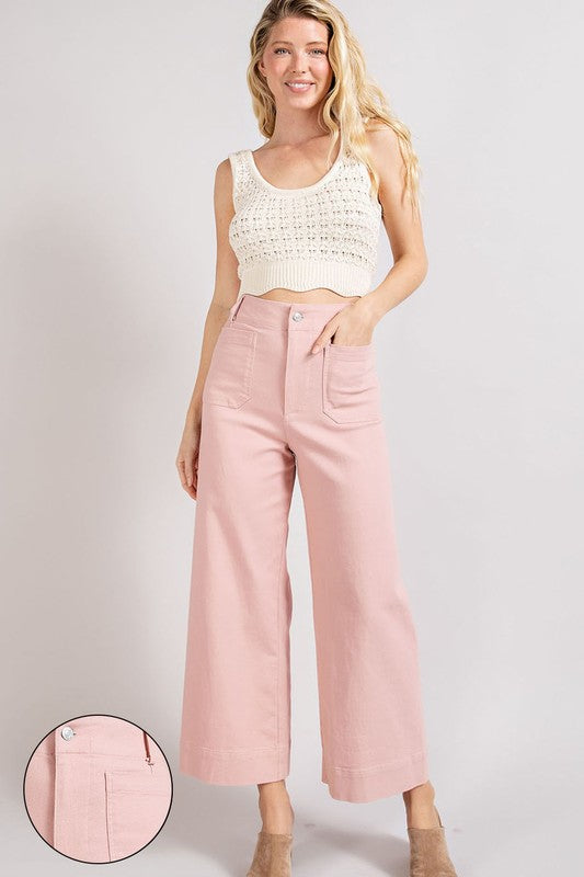 Soft Washed Wide Leg Pants - bottoms - Wild Willows Boutique - Massapequa, NY, affordable and fashionable clothing for women of all ages. Bottoms, tops, dresses, intimates, outerwear, sweater, shoes, accessories, jewelry, active wear, and more // Wild Willow Boutique.