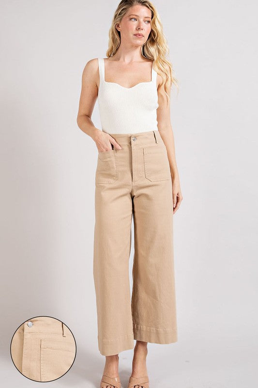 Soft Washed Wide Leg Pants - bottoms - Wild Willows Boutique - Massapequa, NY, affordable and fashionable clothing for women of all ages. Bottoms, tops, dresses, intimates, outerwear, sweater, shoes, accessories, jewelry, active wear, and more // Wild Willow Boutique.