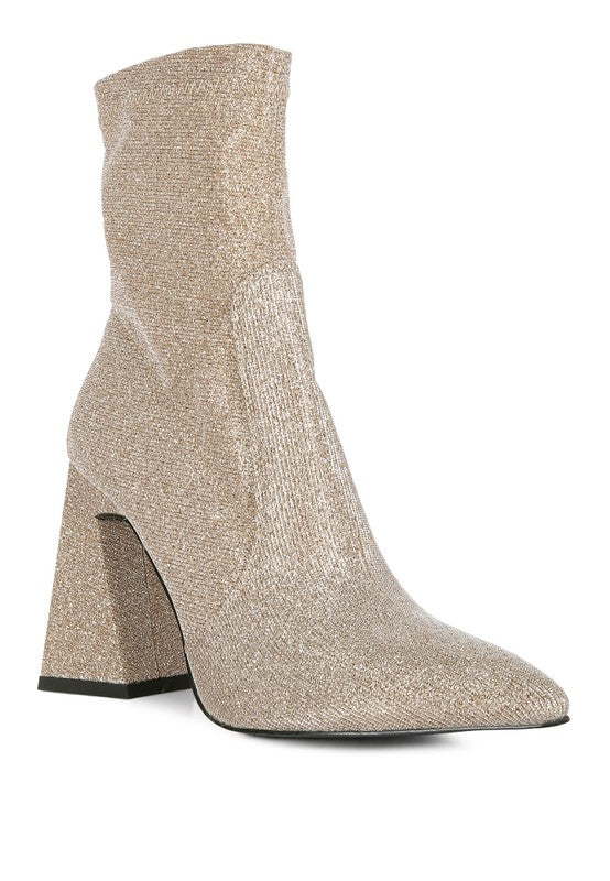 Hustlers Shimmer Block Heeled Ankle Boots -  - Wild Willows Boutique - Massapequa, NY, affordable and fashionable clothing for women of all ages. Bottoms, tops, dresses, intimates, outerwear, sweater, shoes, accessories, jewelry, active wear, and more // Wild Willow Boutique.