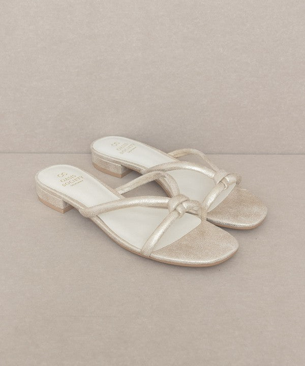 Oasis Society Ada - Delicate Knotted Flat Sandal