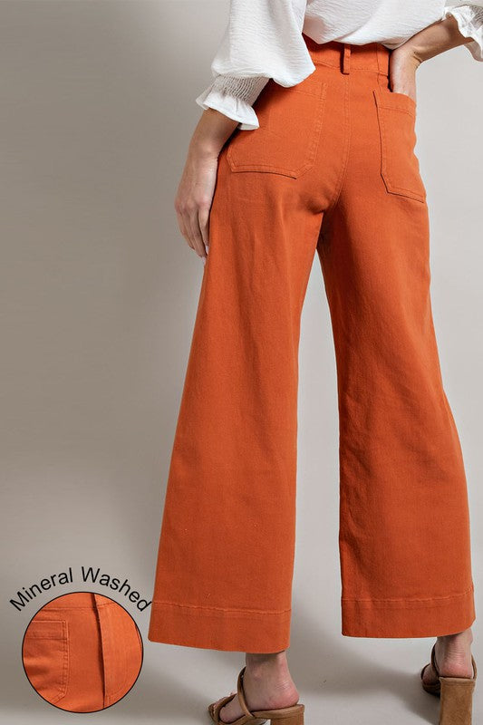 Soft Washed Wide Leg Pants - bottoms - Wild Willows Boutique - Massapequa, NY, affordable and fashionable clothing for women of all ages. Bottoms, tops, dresses, intimates, outerwear, sweater, shoes, accessories, jewelry, active wear, and more // Wild Willow Boutique.