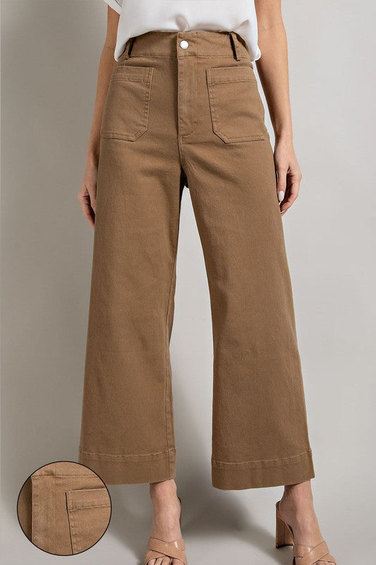 Soft Washed Wide Leg Pants - bottoms - Wild Willows Boutique - Massapequa, NY, affordable and fashionable clothing for women of all ages. Bottoms, tops, dresses, intimates, outerwear, sweater, shoes, accessories, jewelry, active wear, and more // Wild Willow Boutique.