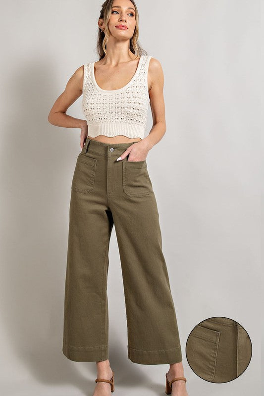 Soft Washed Wide Leg Pants - bottoms - Wild Willows Boutique - Massapequa, NY, affordable and fashionable clothing for women of all ages. Bottoms, tops, dresses, intimates, outerwear, sweater, shoes, accessories, jewelry, active wear, and more // Wild Willow Boutique.