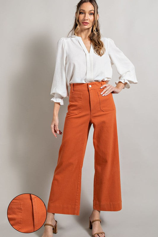 Soft Washed Wide Leg Pants - bottoms - Wild Willows Boutique - Massapequa, NY, affordable and fashionable clothing for women of all ages. Bottoms, tops, dresses, intimates, outerwear, sweater, shoes, accessories, jewelry, active wear, and more // Wild Willow Boutique.