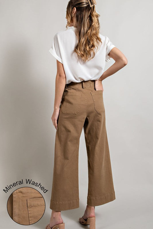 Soft Washed Wide Leg Pants - bottoms - Wild Willows Boutique - Massapequa, NY, affordable and fashionable clothing for women of all ages. Bottoms, tops, dresses, intimates, outerwear, sweater, shoes, accessories, jewelry, active wear, and more // Wild Willow Boutique.