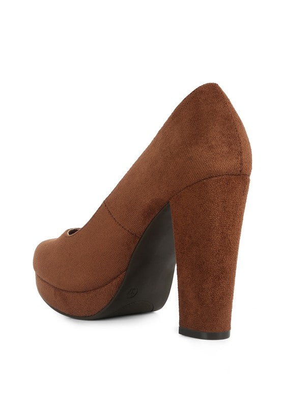 Delia Seude Block Heel Pumps -  - Wild Willows Boutique - Massapequa, NY, affordable and fashionable clothing for women of all ages. Bottoms, tops, dresses, intimates, outerwear, sweater, shoes, accessories, jewelry, active wear, and more // Wild Willow Boutique.