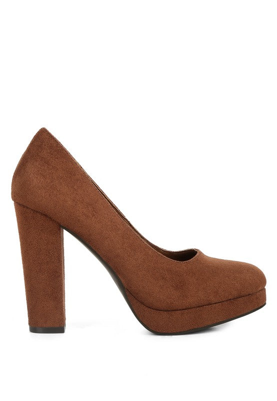 Delia Seude Block Heel Pumps -  - Wild Willows Boutique - Massapequa, NY, affordable and fashionable clothing for women of all ages. Bottoms, tops, dresses, intimates, outerwear, sweater, shoes, accessories, jewelry, active wear, and more // Wild Willow Boutique.