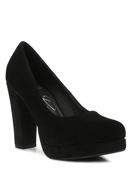 Delia Seude Block Heel Pumps -  - Wild Willows Boutique - Massapequa, NY, affordable and fashionable clothing for women of all ages. Bottoms, tops, dresses, intimates, outerwear, sweater, shoes, accessories, jewelry, active wear, and more // Wild Willow Boutique.