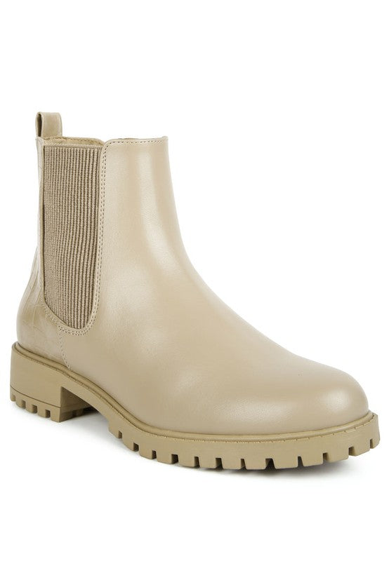 Stella Croc Back Chelsea Boots - Boots - Wild Willows Boutique - Massapequa, NY, affordable and fashionable clothing for women of all ages. Bottoms, tops, dresses, intimates, outerwear, sweater, shoes, accessories, jewelry, active wear, and more // Wild Willow Boutique.