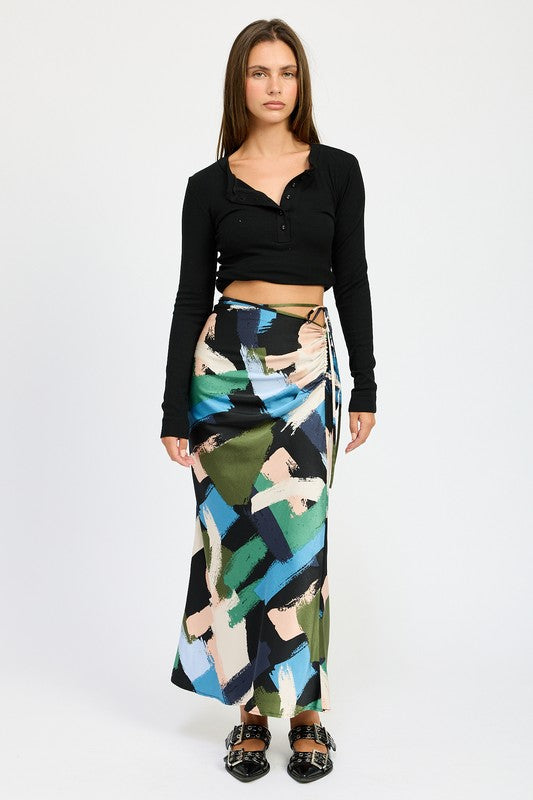 Maxi length skirt -Wild Willows Boutique NY – Massapequa, New York. Affordable and fashionable clothing for women of all ages. Bottoms, tops, dresses, intimates, outerwear, sweaters, accessories, jewelry, activewear and more//wild Willow Boutique