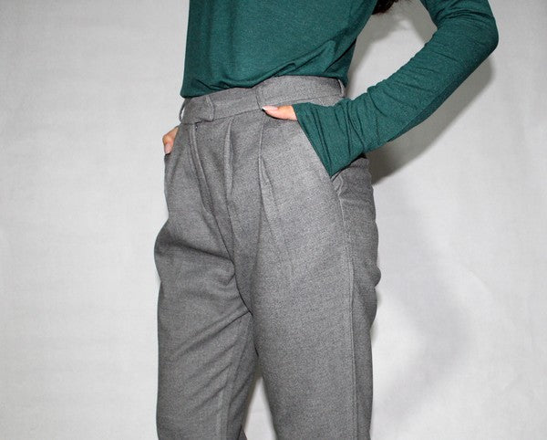 Trouser high waist dropped pants Extra SOFT