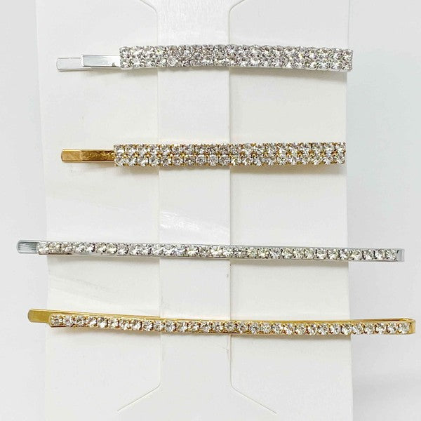 Your Shiness CZ Hair Pin Set -  - Wild Willows Boutique - Massapequa, NY, affordable and fashionable clothing for women of all ages. Bottoms, tops, dresses, intimates, outerwear, sweater, shoes, accessories, jewelry, active wear, and more // Wild Willow Boutique.