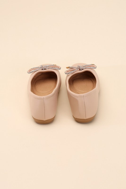 DOROTHY-77 Bow Ballet Flats - Shoes - Wild Willows Boutique - Massapequa, NY, affordable and fashionable clothing for women of all ages. Bottoms, tops, dresses, intimates, outerwear, sweater, shoes, accessories, jewelry, active wear, and more // Wild Willow Boutique.