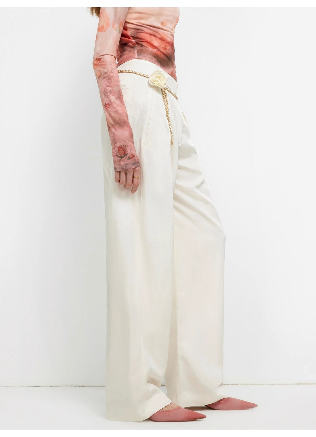 Acetate Linen Pants