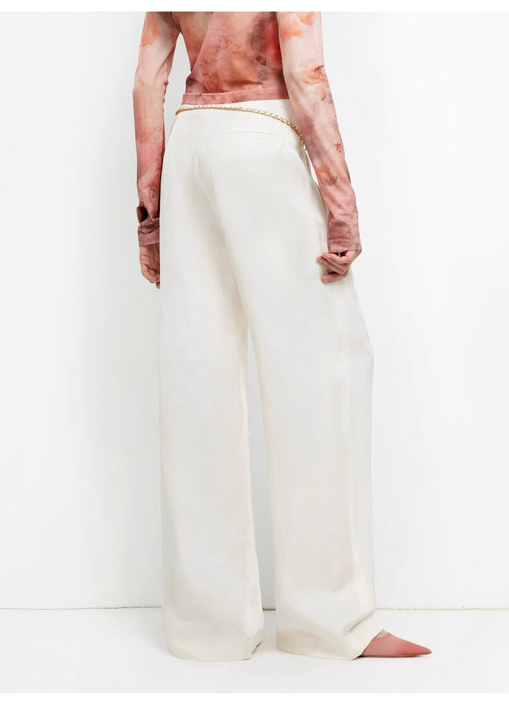 Acetate Linen Pants