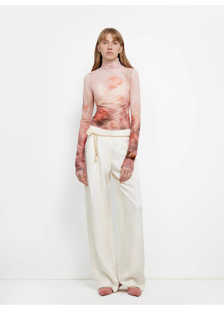 Acetate Linen Pants