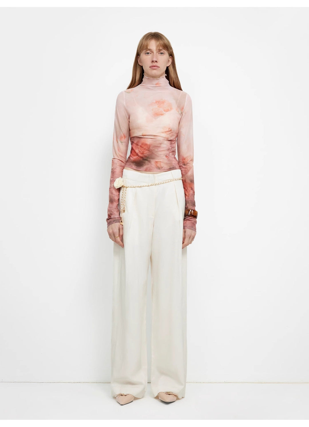 Acetate Linen Pants