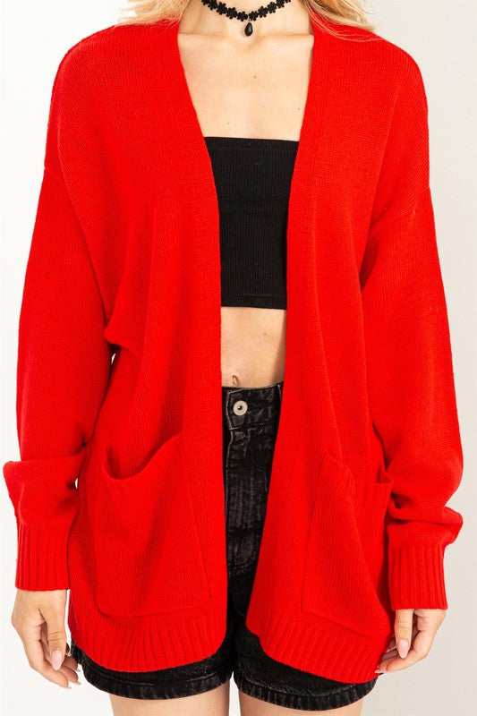 True Story Open Front Cardigan Sweater -  - Wild Willows Boutique - Massapequa, NY, affordable and fashionable clothing for women of all ages. Bottoms, tops, dresses, intimates, outerwear, sweater, shoes, accessories, jewelry, active wear, and more // Wild Willow Boutique.