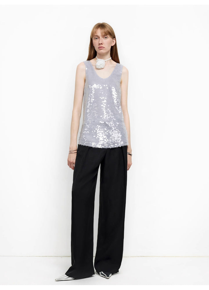 Acetate Linen Pants