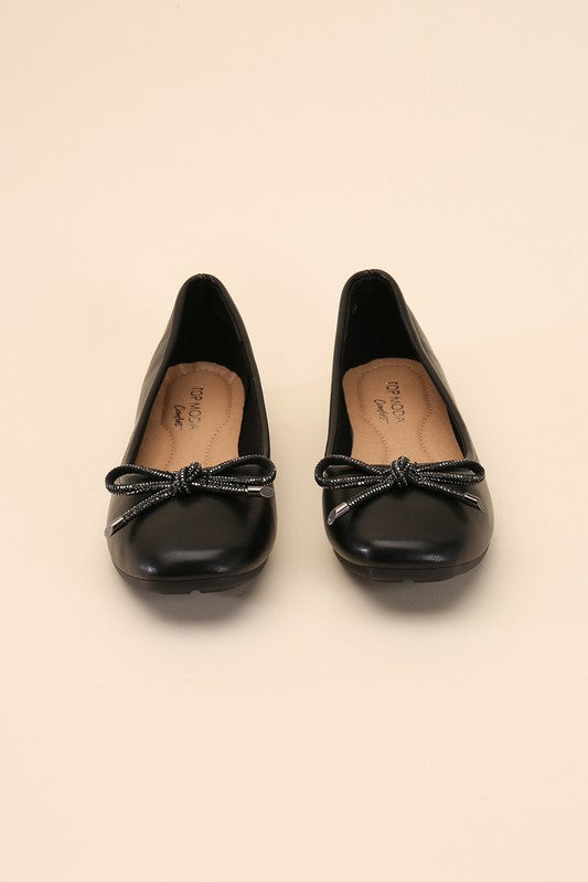 DOROTHY-77 Bow Ballet Flats - Shoes - Wild Willows Boutique - Massapequa, NY, affordable and fashionable clothing for women of all ages. Bottoms, tops, dresses, intimates, outerwear, sweater, shoes, accessories, jewelry, active wear, and more // Wild Willow Boutique.